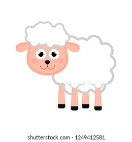 Isolated sheep comic cartoon. Vector illustration design
