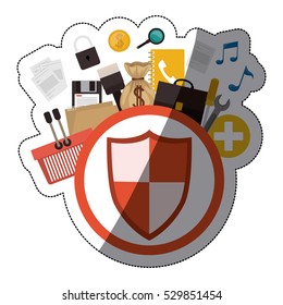 Isolated shield design