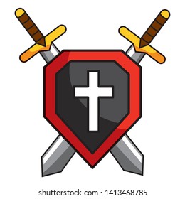 Isolated shield design vector illustration