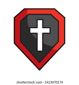 Isolated shield design vector illustration