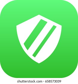 Isolated Shield Icon Symbol On Clean Background. Vector Protection  Element In Trendy Style.