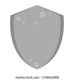 Isolated shield image. Security symbol - Vector illustration