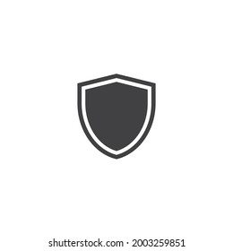 isolated shield sign icon, vector illustration