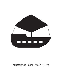 Isolated ship toy icon