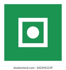  Isolated shipboard general alarm symbol.
