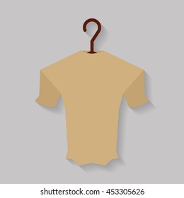 Isolated shirt, Vector illustration