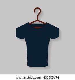 Isolated shirt, Vector illustration
