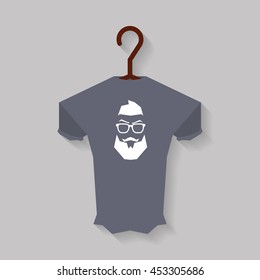 Isolated shirt, Vector illustration
