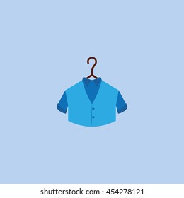 Isolated shirt, Vector illustration
