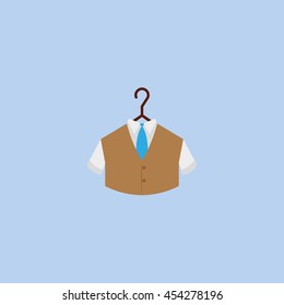 Isolated shirt, Vector illustration