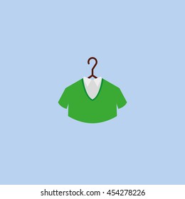 Isolated shirt, Vector illustration