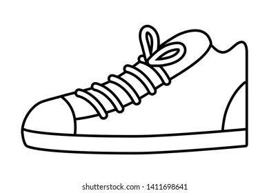 Isolated shoe design vector illustration