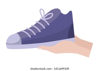 Isolated shoe design vector illustration