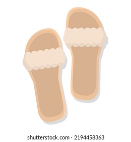 Isolación de zapatos spa ilustración vectorial