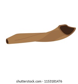 Isolated shofar icon