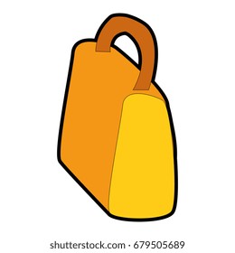 isolated shopping bag