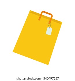 Isolated shopping bag icon vector illustration graphic design