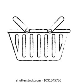 Isolated shopping basket design