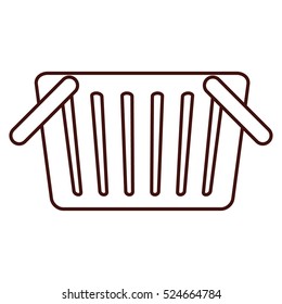 isolated shopping basket icon vector illustration graphic design