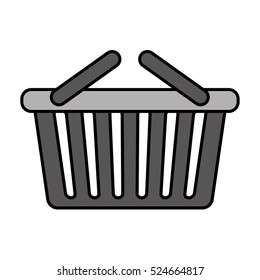 isolated shopping basket icon vector illustration graphic design