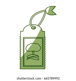 isolated shopping label