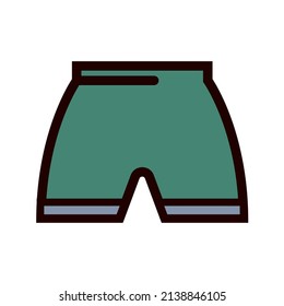 Isolated short summer icon vector illustration