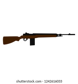 Isolated shotgun icon. Weapon. Vector illustartion design