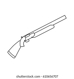 Isolated Shotgun Weapon Vector Illustration Graphic Stock Vector ...