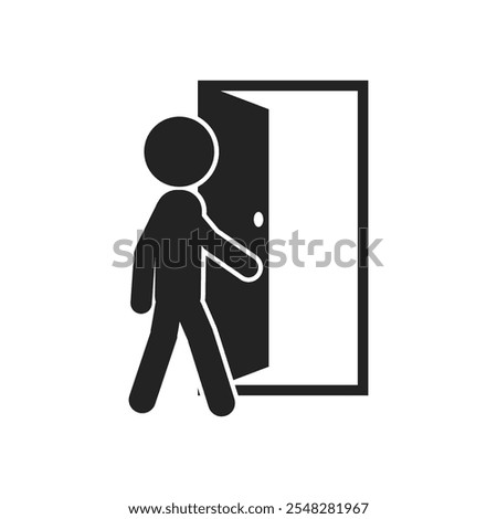 Isolated sign of do not enter sign, no trespassing, authorized personnel only, prohibit people from passing sign