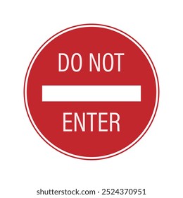 Alleinstehendes Schild Keine Hausfriedensbruch, nicht einreisen, Privatbesitz, nur autorisiertes Personal Rotes rundes Schild