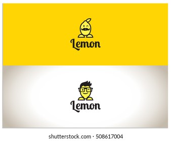 Isolated sign symbol for companies related to computers, networks or other technological directions. Young man symbolizes the young company, adult mustachioed man symbolizes a experienced company.