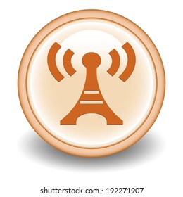 Isolated signal icon