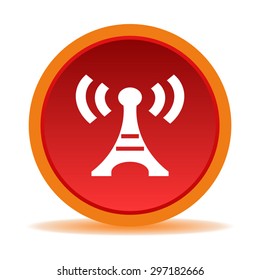 Isolated signal icon