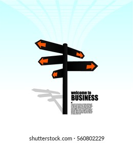 Isolated Signpost