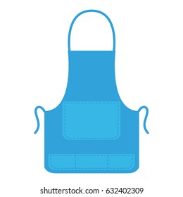 Isolated silhouette of an apron, Vector illustration
