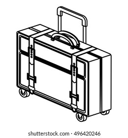 Isolated and silhouette bag design
