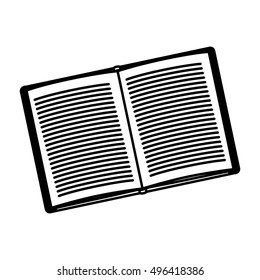 Isolated and silhouette book design
