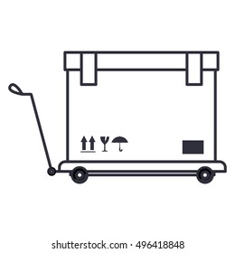 Isolated and silhouette box design