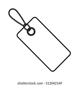 Isolated silhouette label design