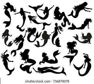 12,548 Mermaid silhouette Images, Stock Photos & Vectors | Shutterstock