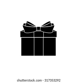 Isolated silhouette of an object on a white background for valentine's day