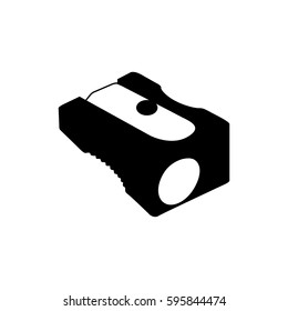 Isolated silhouette of a sharpener, Vector illustration