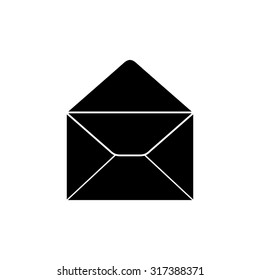 Isolated silhouetted icon on a white background for valentine's day