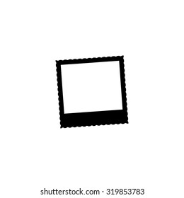 Isolated silhouetted summer icon on a white background