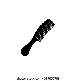 Isolated silhouetted summer icon on a white background