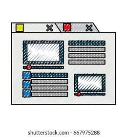 isolated simple browser window