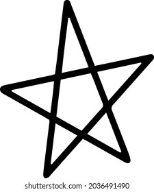 Einzeln handgezeichnet schwarze Silvester und Weihnachtselemente. Vektorgrafik. Drucken. 
