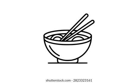 Isolated simple line art
