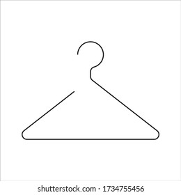 Isolated simple vector illustration Clothes hanger icon