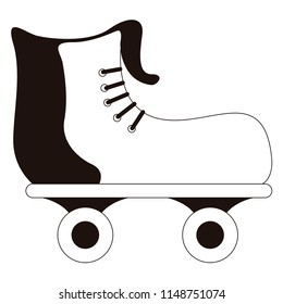 Isolated skate toy icon